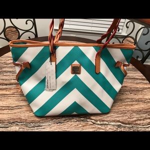 Dooney & Bourke Large Chevron Tote